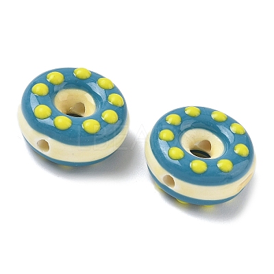 Handmade Porcelain Enamel Beads PORC-K003-09C-1