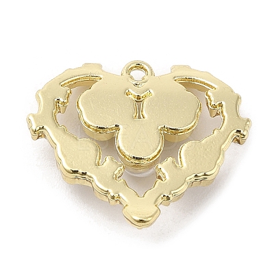 Spray Painted Alloy Pendants PALLOY-D019-11G-02-1