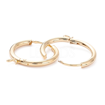 201 Stainless Steel Huggie Hoop Earring Findings STAS-P283-01S-G-1