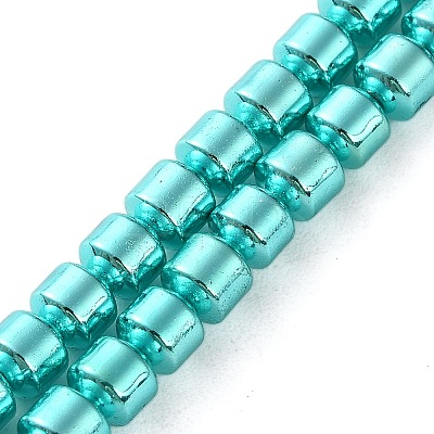 Electroplated Synthetic Non-magnetic Hematite Beads Strands G-C248-C01-4mm-02-1