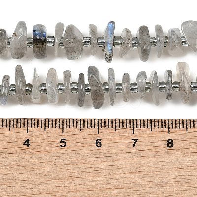 Natural Labradorite Beads Strands GG-CBA3A44-B07-01-1