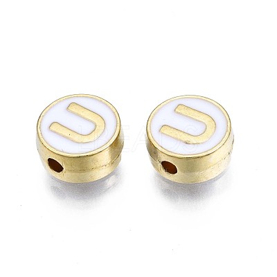 Alloy Enamel Beads ENAM-N052-006-01U-RS-1