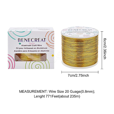 Matte Round Aluminum Wire AW-BC0003-30E-0.8mm-1
