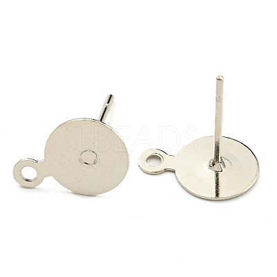 Brass Stud Earring Findings LS-KK-K225-02B-P-1