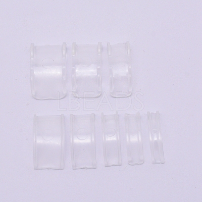 8Pcs 8 Sizes Resin Invisible Ring Size Adjuster FIND-WH0063-24-1