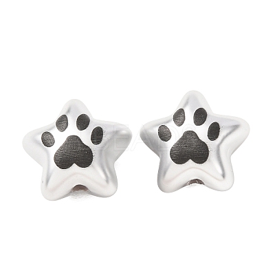 Plating Printed Acrylic Beads AC-CBA655C-07-1
