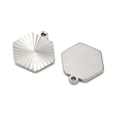 304 Stainless Steel Pendants STAS-C167-08C-P-1
