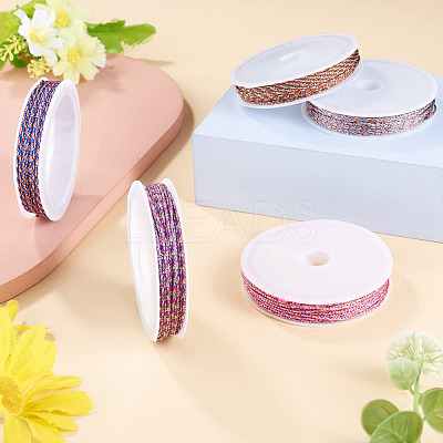 50M 5 Colors Braided Polyester Cords OCOR-TA0003-58A-1