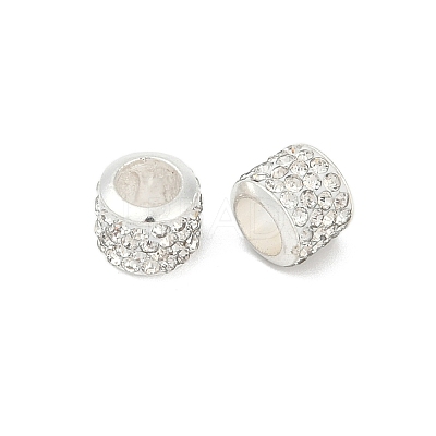 Alloy Rhinestone Clay Pave Beads ALRI-D300-01S-01-1