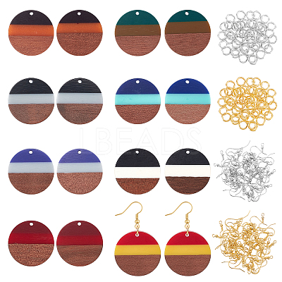 DIY Dangle Earring Making Kits DIY-OC0006-28-1