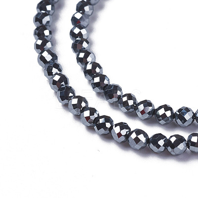 Terahertz Stone Beads Strands G-F596-37-2mm-1