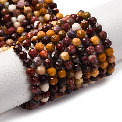 Natural Mookaite Beads Strands X-G-D320-A05-4mm-1