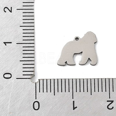 201 Stainless Steel Charms STAS-S174-09P-1