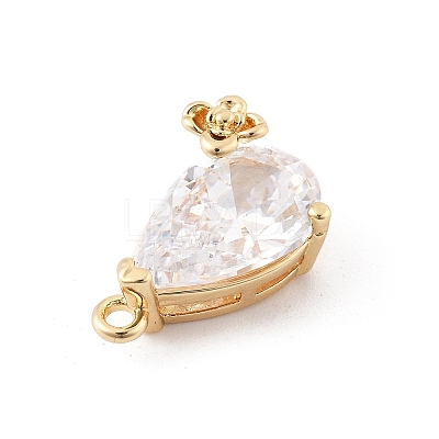 Brass Micro Pave Cubic Zirconia Pendants LS-KK-K371-40A-G-1