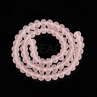 Transparent Glass Beads Strands EGLA-A044-T8mm-MD22-1
