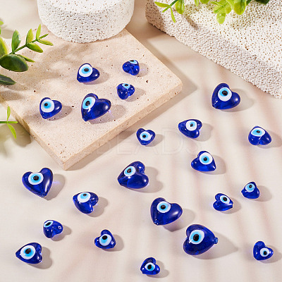 60Pcs Handmade Lampwork Beads LAMP-PJ0001-05-1