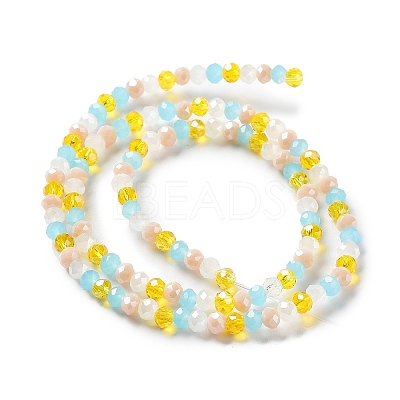 Glass Beads Strands EGLA-A034-M4mm-52-1