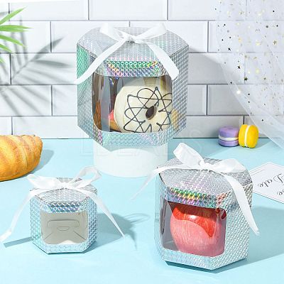 Hexagon Laser Window Paper Gift Boxes CON-FZC0002-001A-02-1
