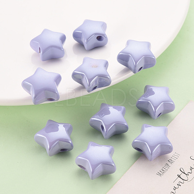 Opaque Acrylic Beads X-MACR-S372-02B-47-1