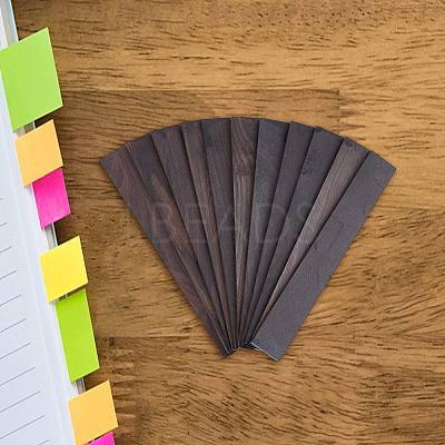 Wood Bookmark Strips AJEW-FH0003-29-1