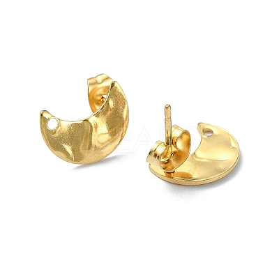 304 Stainless Steel Stud Earring Findings X-STAS-L024-003G-10-1