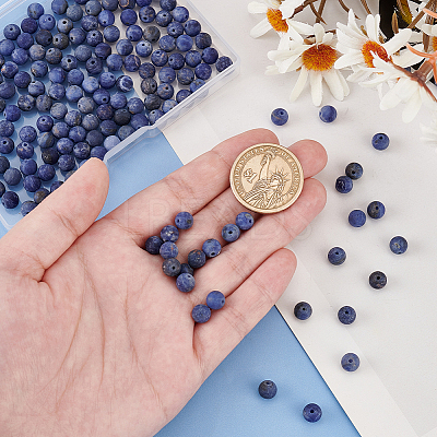 3 Strands Natural Sodalite Beads Strands G-OC0005-07-1