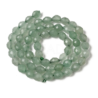 Natural Green Aventurine Beads Strands G-K376-F14-01-1