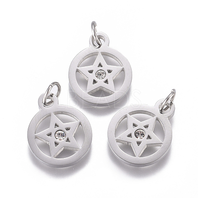 316 Surgical Stainless Steel Charms STAS-L242-04P-1