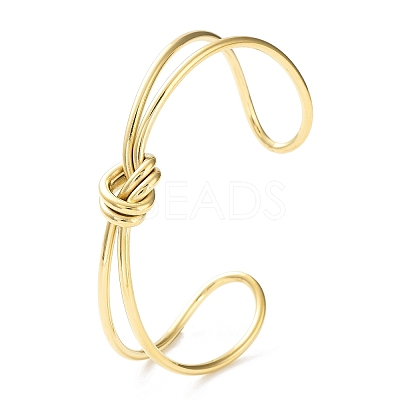 304 Stainless Steel Cuff Bangles BJEW-G685-01E-1
