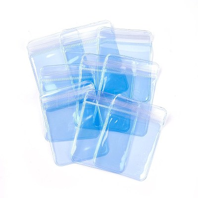 Rectangle PVC Resealable Packaging Bags X-OPP-R005-4x6-1