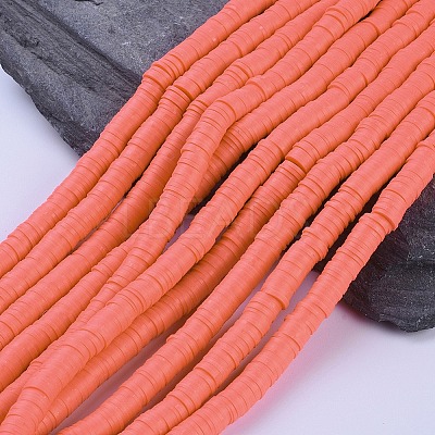 Handmade Polymer Clay Beads X-CLAY-R067-8.0mm-14-1