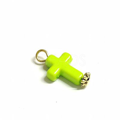 Opaque Acrylic Pendants PALLOY-TAC0074-03-1