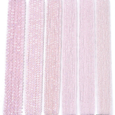Electroplate Glass Beads Strands EGLA-A044-J2mm-B02-1
