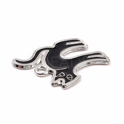 Alloy Enamel Pendants ENAM-M055-14P-1