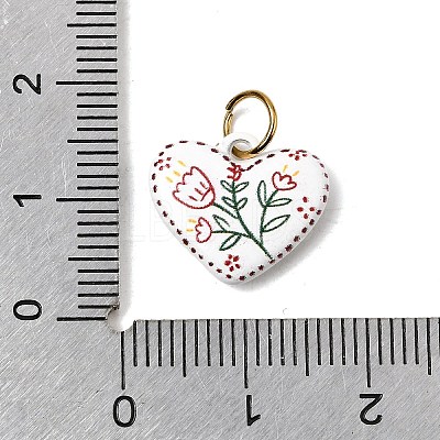 Printing 304 Stainless Steel Pendants STAS-K304-12A-G-1