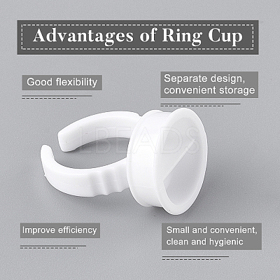 Fiber Tattoo Rings Cups MRMJ-WH0068-90-1