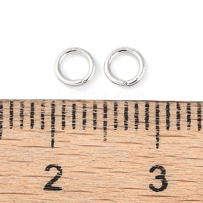 Brass Open Jump Rings KK-N254-45A-P-1
