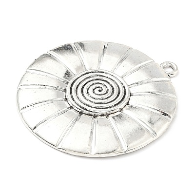 Tibetan Style Alloy Big Pendants TIBEP-F077-01C-1
