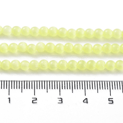 Cat Eye Beads Strands CE-F022-4mm-11-1