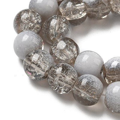Crackle Glass Beads X1-GLAA-U001-8mm-06-1