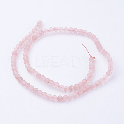 Watermelon Stone Glass Bead Strands G-G735-44F-4mm-1
