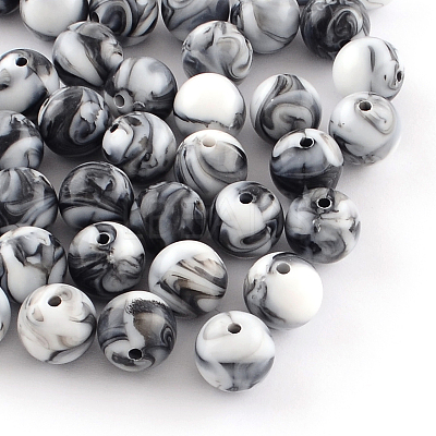 Opaque Acrylic Beads SACR-R853-16mm-204-1