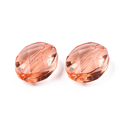 Transparent Acrylic Beads TACR-S154-18A-52-1
