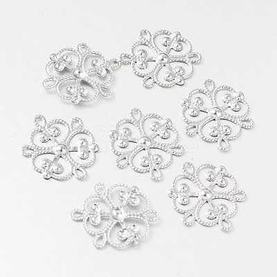 Flower 316 Surgical Stainless Steel Filigree Joiners LS-X-STAS-M256-04-1