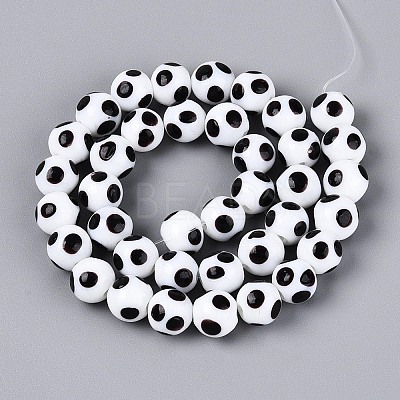 Handmade Lampwork Beads Strands LAMP-N037-02F-1
