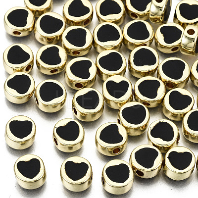 Alloy Enamel Beads X-ENAM-S122-030-RS-1