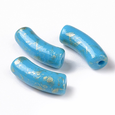 Opaque Acrylic Beads OACR-A016-05-1