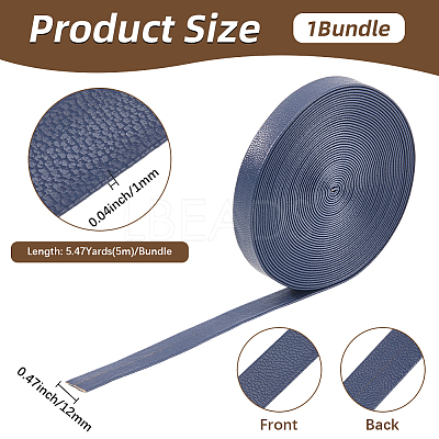 PU Leather Ribbons DIY-WH20011-93D-09-1