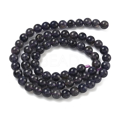 Natural Iolite Beads Strands G-E576-05C-1