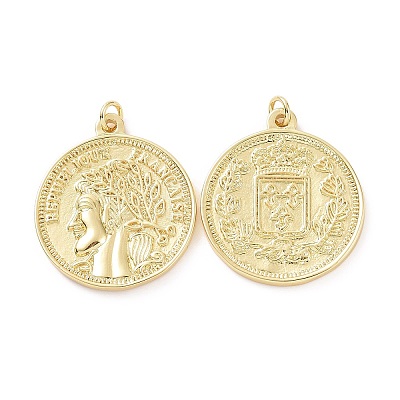 Brass Pendants KK-P200-10G-1